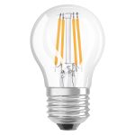Ledvance Classic LED E27 Pera Filamento Chiara 4.2W 470lm - 927 Bianco Molto Caldo | Miglior resa cromatica - Dimmerabile - Sostitua 40W