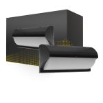 Bulkhead LED Nero 12W 1200lm - 840 Bianco Freddo | IP54