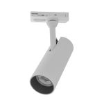 1-Fase Rail Faretti Bianca Cilindro 10W 700lm - 827 Bianco Molto Caldo