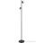 Nordlux Omari Pavimento Lamp Metallo Nero 6.4W 320lm - 827 Bianco Molto Caldo | Touch Dimmerabile