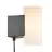 Nordlux Luce Da Parete Mona Vetro Nero 10W 800lm - 927 Bianco Molto Caldo | A 3 Livelli Dimmerabile 