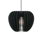 Nordlux Luce Pendente Tribeca 38 Nero Legna | E27 Max 60W