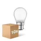 Confezione Multipack 10x Ledvance Classic LED B22d Pera Ghiaccio 4W 470lm - 827 Bianco Molto Caldo | Sostitutiva 40W